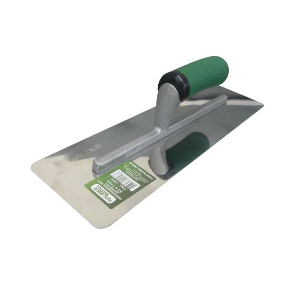 Desempenadeira Inox Lisa 35X11CM NAUBER