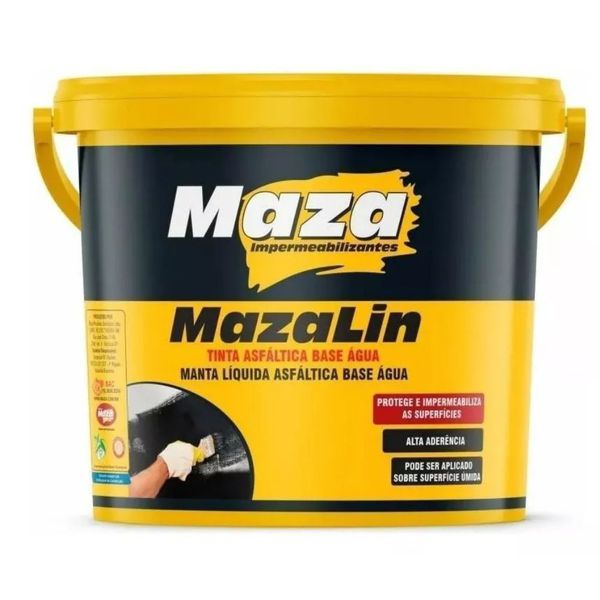 Mazalin Manta Líquida Impermeabilizante Asfáltica Maza 20kg