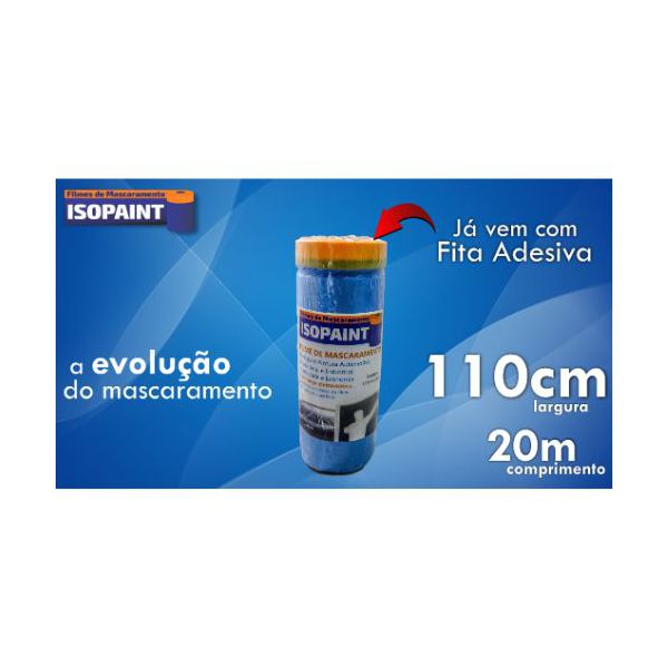 Filme De Mascaramento Isopaint Azul 110CMX20M NAUBER