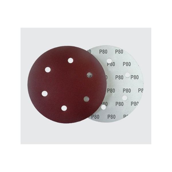Disco De Lixa 080 225MM 6 Furos NAUBER