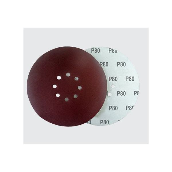 Pac 5 Discos De Lixa 080 225MM 8 Furos NAUBER