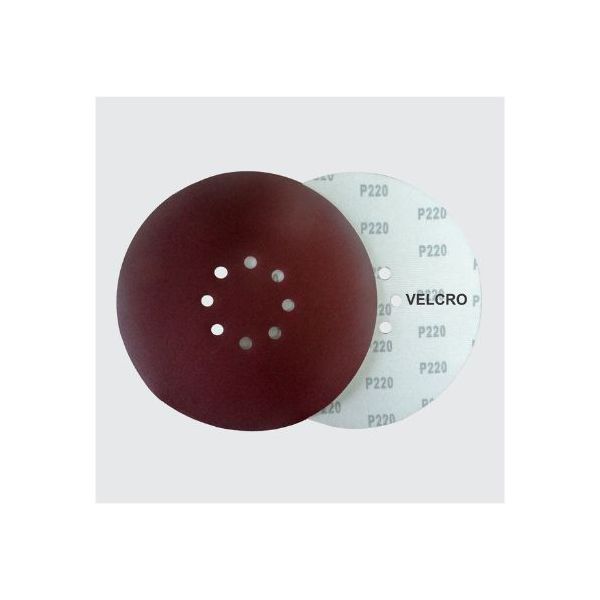 Pac 5 Discos De Lixa 220 225MM 8 Furos NAUBER