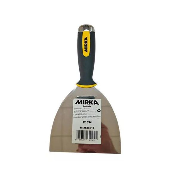 Espatula em Aço Inox e Cabo de Aluminio 12cm Mirka