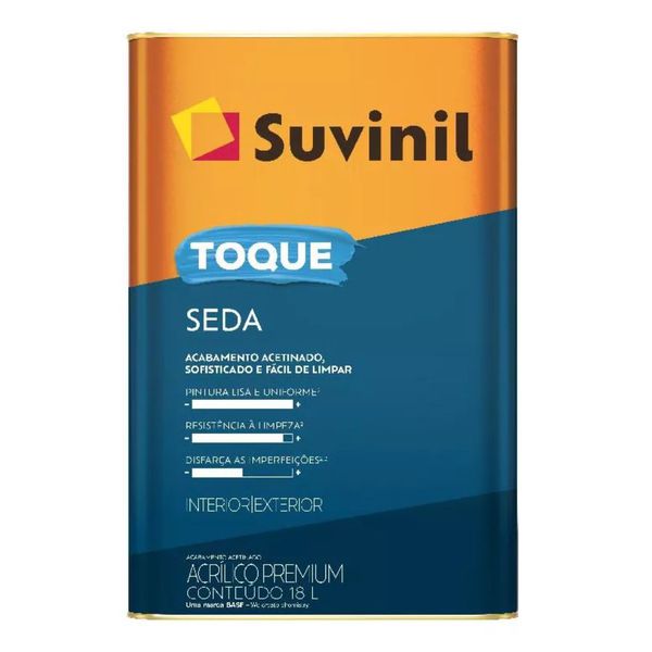 Tinta Acrílica Premium Toque Seda Suvinil 18l