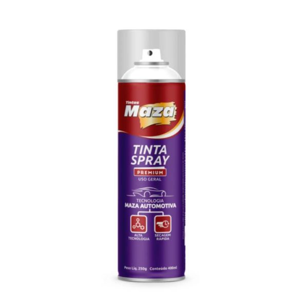 Spray Verniz Acrílico Incolor Maza 400ml / 250g