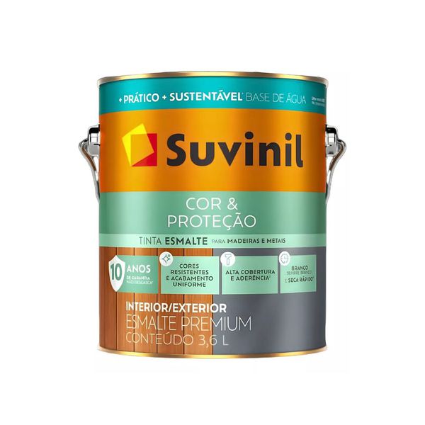 Esmalte Base Água Acetinado Suvinil 3,6l