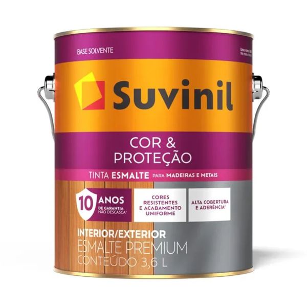Esmalte Cor e Proteção Fosco Suvinil 3,6L
