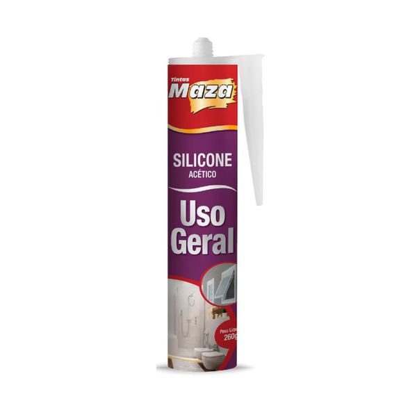 Silicone Acético Incolor Maza 260g
