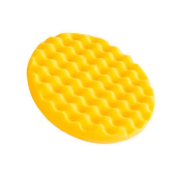 Boina de Espuma Amarela Mirka Waffle Polarshine 150MM