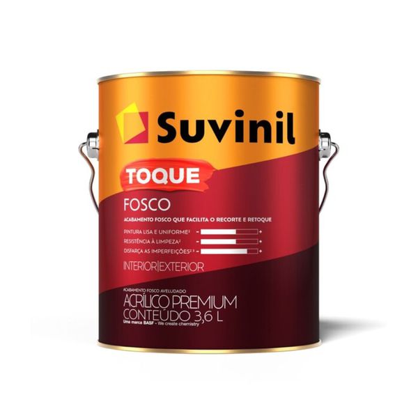 Tinta Acrílica Toque Fosco Suvinil 3,6l