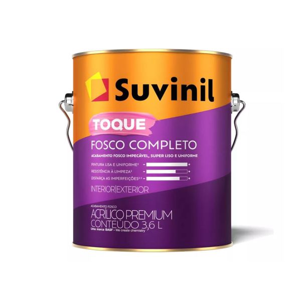 Tinta Acrílica Toque Fosco Completo 3,6l