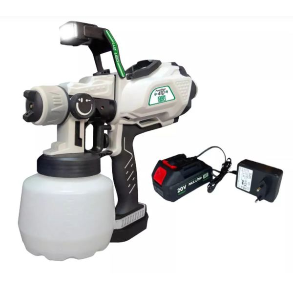 Pistola de Pintura com Bateria NBR Power Spray 410