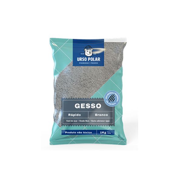 Gesso Rápido Urso Polar 1kg