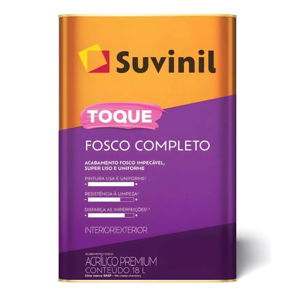 Tinta Acrílica Toque Fosco Completo Suvinil 18l