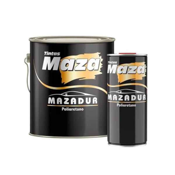 Tinta para Acabamento Dur PU 3 x 1 Preto Cadilac 3,6L Maza
