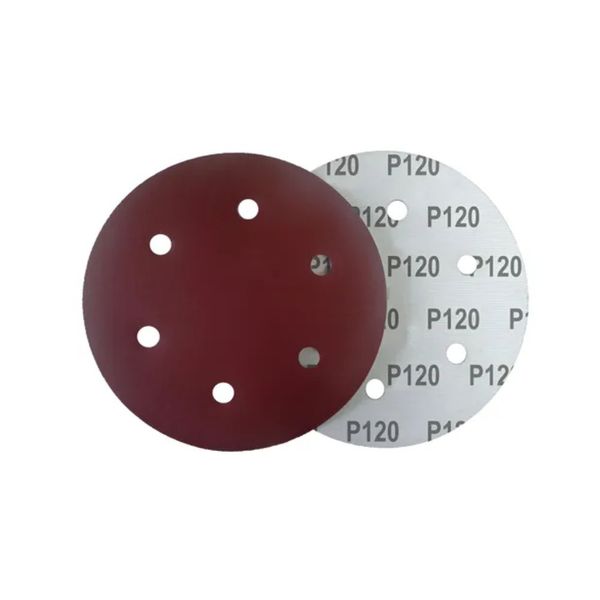 Disco De Lixa 120 225MM 6 Furos NAUBER