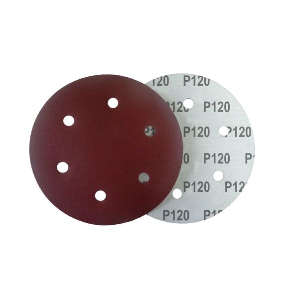 Disco De Lixa 120 225MM 8 Furos NAUBER