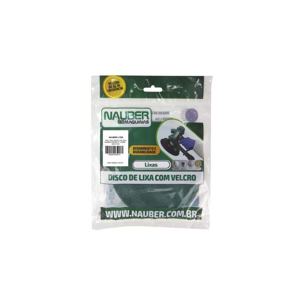 Pac 5 Discos De Lixa Telada Pronet 080 6 150MM NAUBER