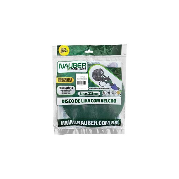 Pac 5 Discos De Lixa Telada Pronet 080 9 225MM NAUBER