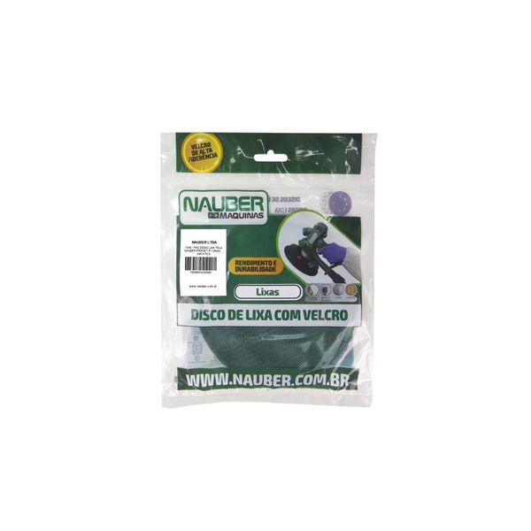 Pac 5 Discos De Lixa Telada Pronet 080 5 125MM NAUBER
