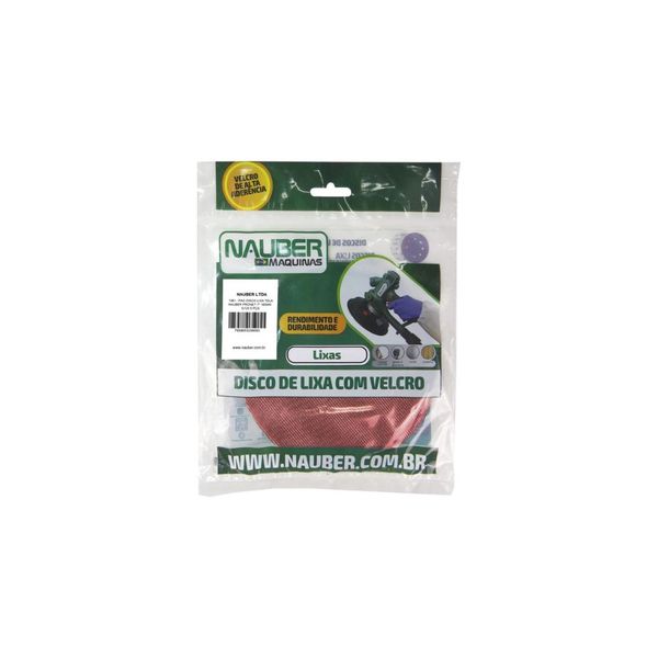 Pac 5 Discos De Lixa Telada Pronet 120 7 185MM NAUBER