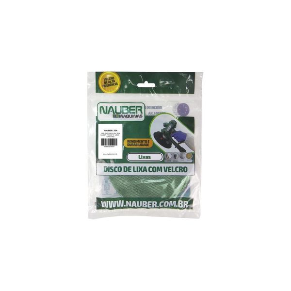 Pac 5 Discos De Lixa Telada Pronet 240 5 125MM NAUBER