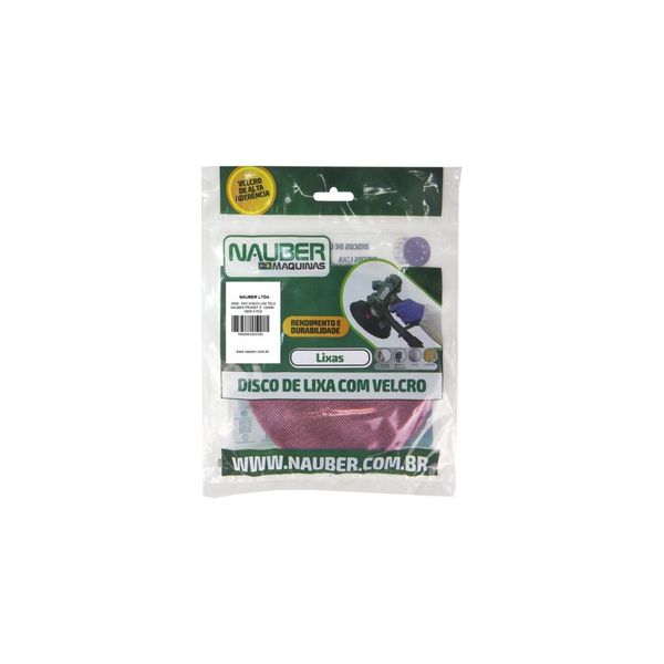 Pac 5 Discos De Lixa Telada Pronet 600 5 125MM NAUBER