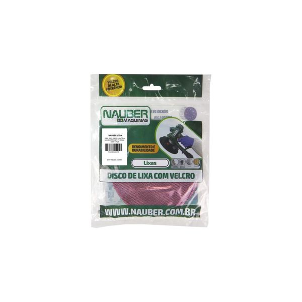 Pac 5 Discos De Lixa Telada Pronet 600 6 150MM NAUBER