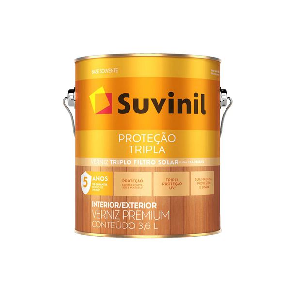 Suvinil Verniz Tripla Proteção BR Mogno 3.6L