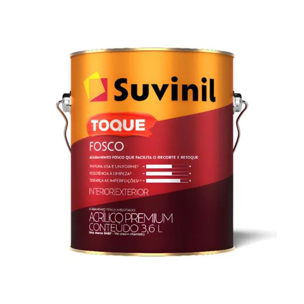 Tinta Acrílica Toque Fosco Palha Suvinil 3,6L