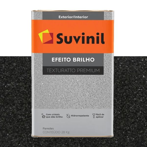 Textura Efeito Brilho Suvinil Black 25kg