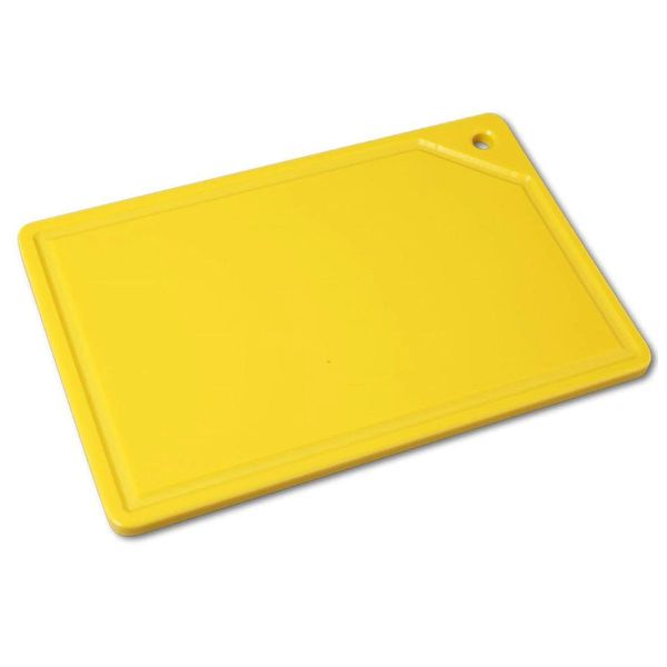 Placa De Corte 10x300x500mm Com Canaleta Amarela - Solrac 