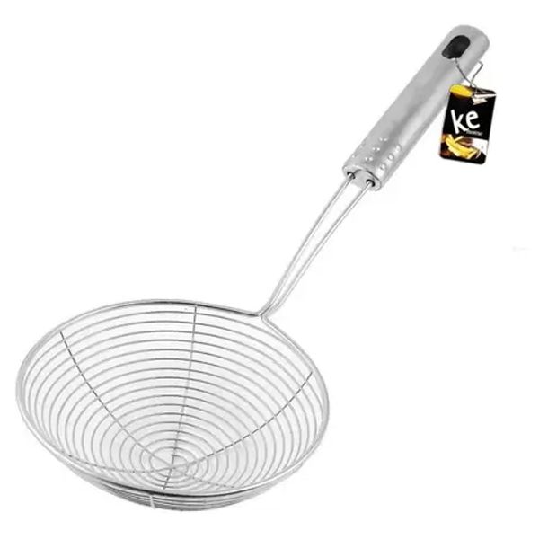 Escumadeira Para Fritura 20Cm Inox - Ke Home