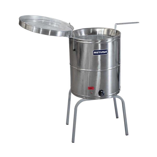 Fritadeira Elétrica 38 Litros 220V 5000W Inox - Metvisa FIE20-R