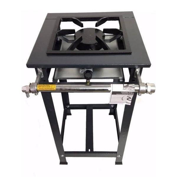 Fogão Industrial 1 Boca Alta Pressão P5 G30x30 Standart - MR Fogões