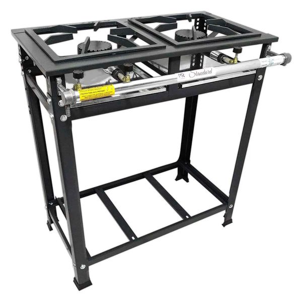 Fogão Industrial 2 Bocas Alta Pressão P5 G30x30 Standart - MR Fogões