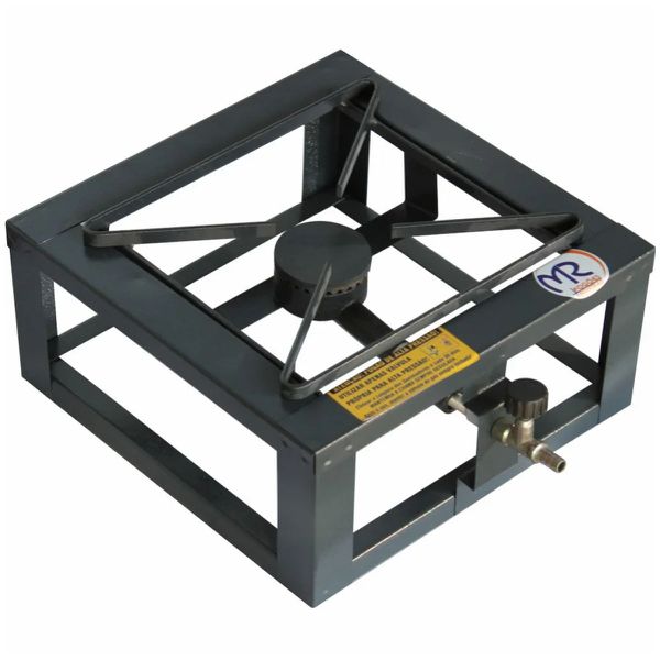 Fogão Industrial De Mesa 1 Boca Alta Pressão P3,5 G20x20 - MR Fogões