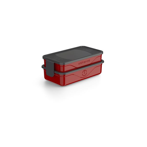Marmita / Organizador Fit California 1,3L Vermelho - Unitermi