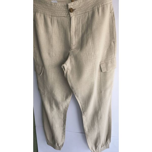 Calça Feminina Viscose - Creme