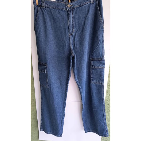 Calça Feminina Pantalona - Jeans