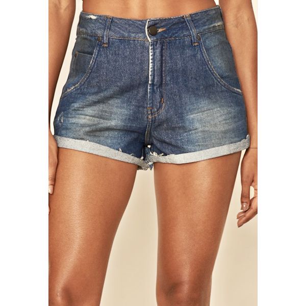 SHORT JEANS GRAXA -JEANS ESCURO