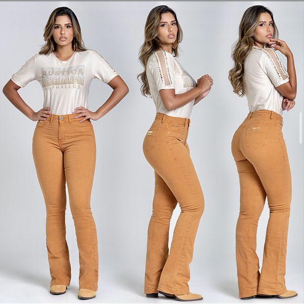 Calça Bootcut Caramelo BpL