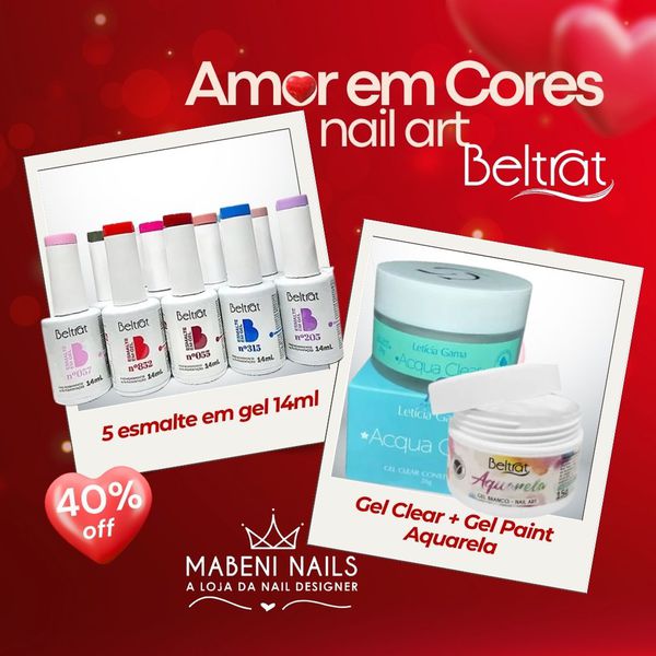 AMOR EM CORES NAILS ARTE BELTRAT