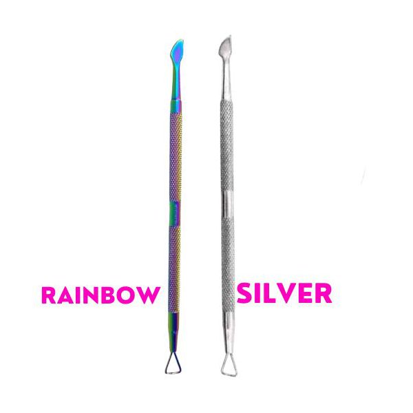 Espátula De Manicure Raspador e Abre Fibra