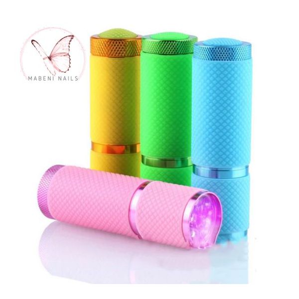 Mini Lanterna LED UV 9 Leds [ a pilha ]