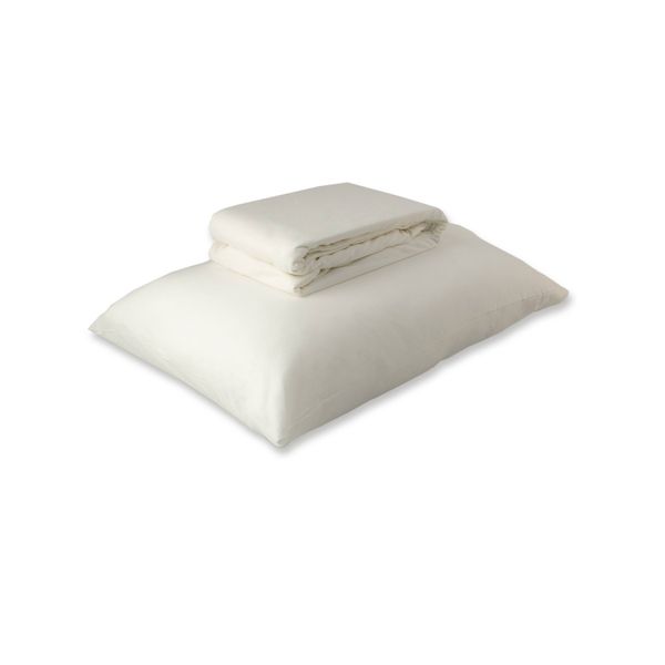 Kit Lençol Casal Baunilha + Fronhas - Exclusiva Malha Novo Toque 100% Algodão - Super Penteada