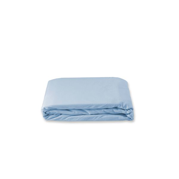 Lençol Solteiro com Elástico Azul Blue - Exclusiva Malha Novo Toque 100% Algodão - Super Penteada
