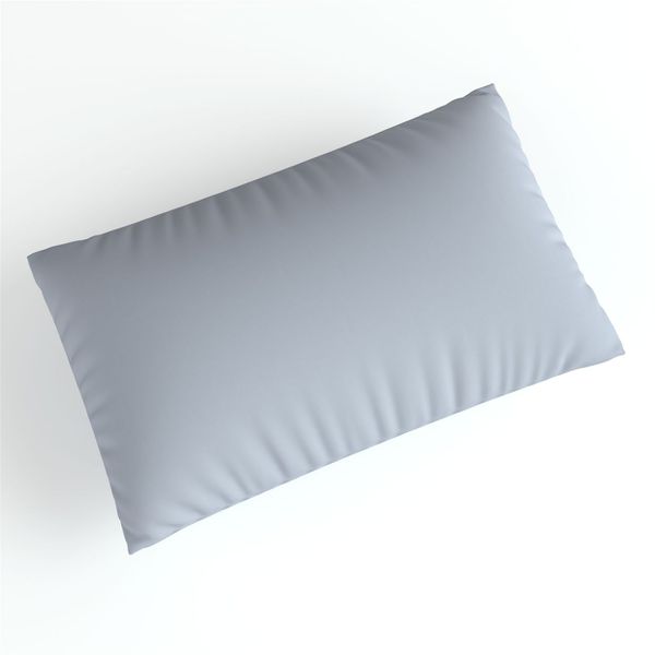 Fronha 50x90cm - Exclusiva Malha Novo Toque 100% Algodão - Super Penteada - Cinza Névoa