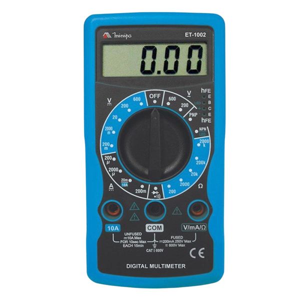 Multimetro Digital Portatil ET-1002 Minipa