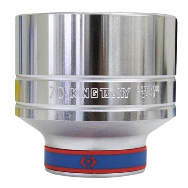 Soquete Sextavado CRV 70mm Encaixe de 3/4 Pol 633570M King tony